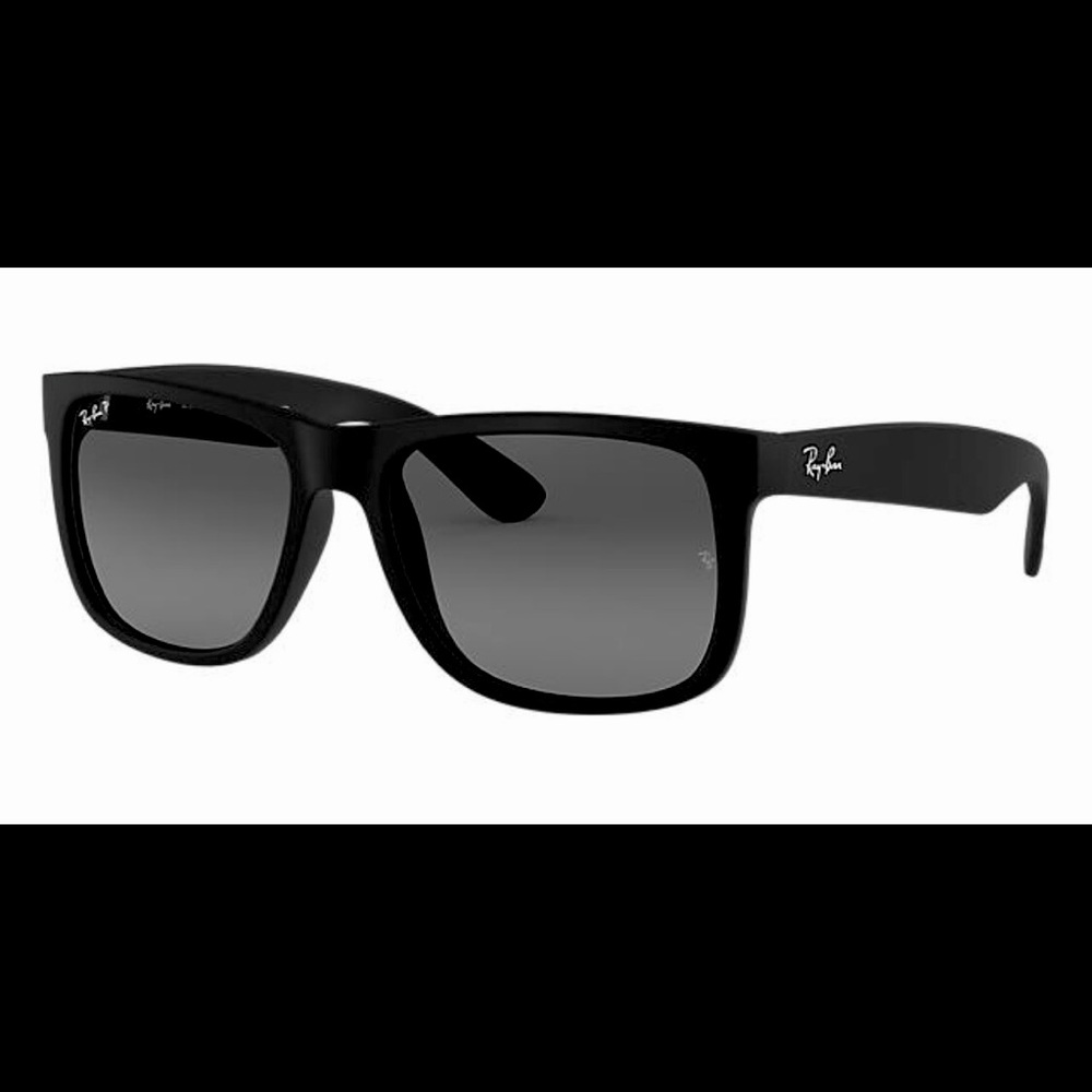SOLD Ray Ban Matte Black Sunglasses with RB Brown Case